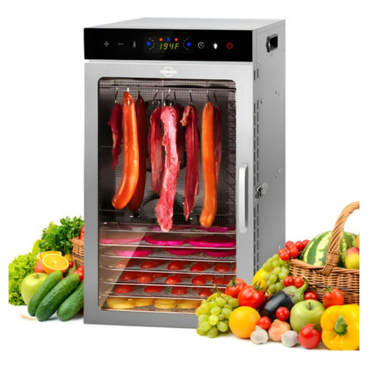 METEX - Deshidratador Alimentos 18 Bandejas Panel Digital