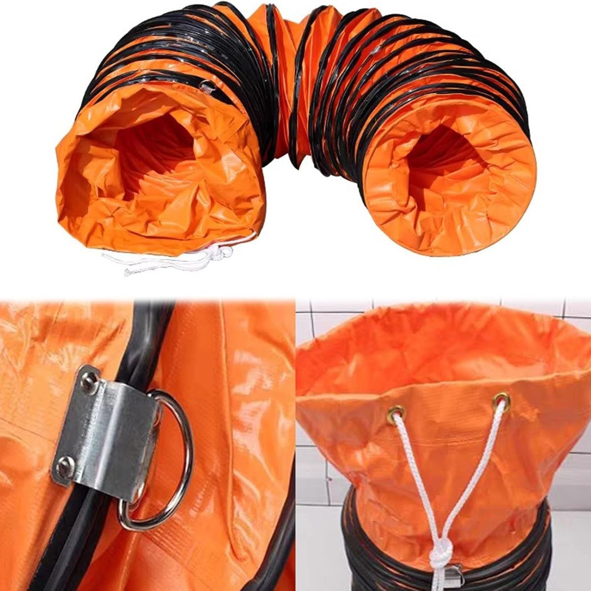 KUANGYE - Ducto Extractor Flexible 30cm 12 Pulgadas 5 Mts