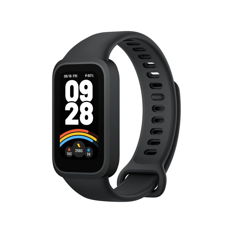 Pulsera Inteligente Smart Band 9 Active Negro-Monitor Cardíaco SpO2 Sueño-Deportes-5ATM
