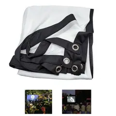 GENERICO - Telón De Proyección de Seda Láctica 100 Pulgadas Formato 16:9 Para Cine En Casa