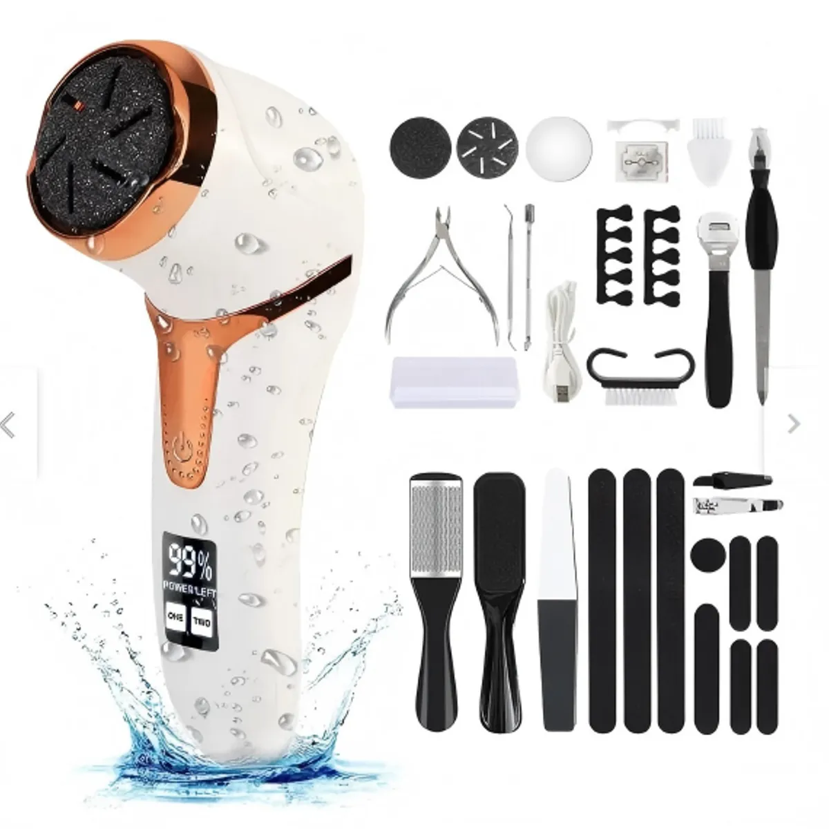 METEX - Removedor De Callos Eléctrico Para Pies Con Vacío