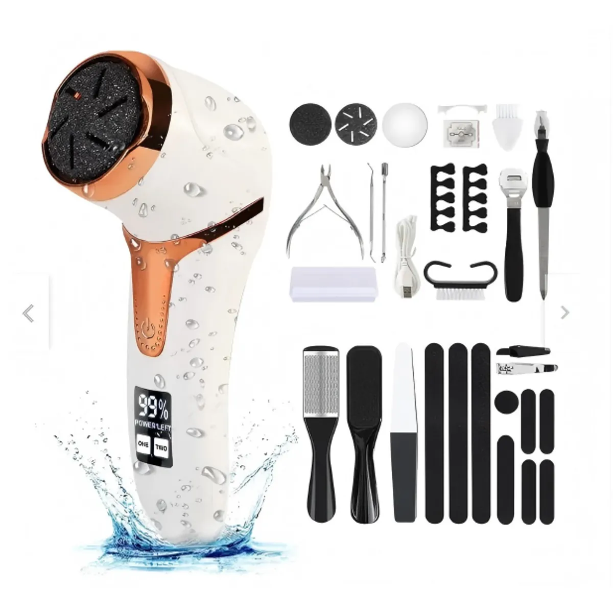 METEX - Removedor De Callos Eléctrico Para Pies Con Vacío