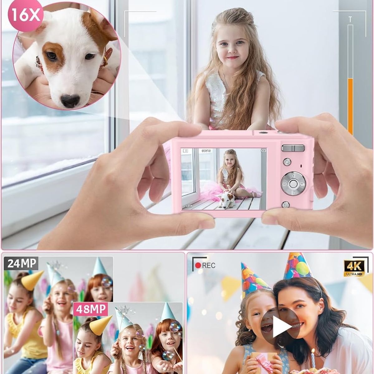 RENVMEXY - Cámara 4K 48MP + Regalo 64GB ¡Captura y Graba Todo en Alta Definición