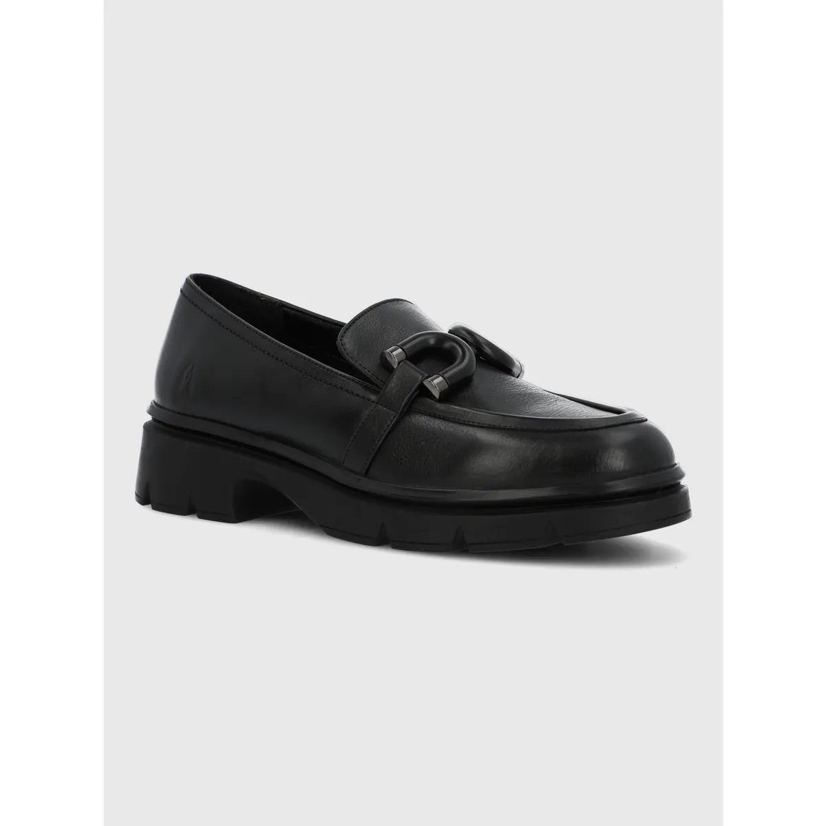 HUSH PUPPIES - Mocasin Escolar Cuero Niña Lucy Negro HUSH PUPPIES