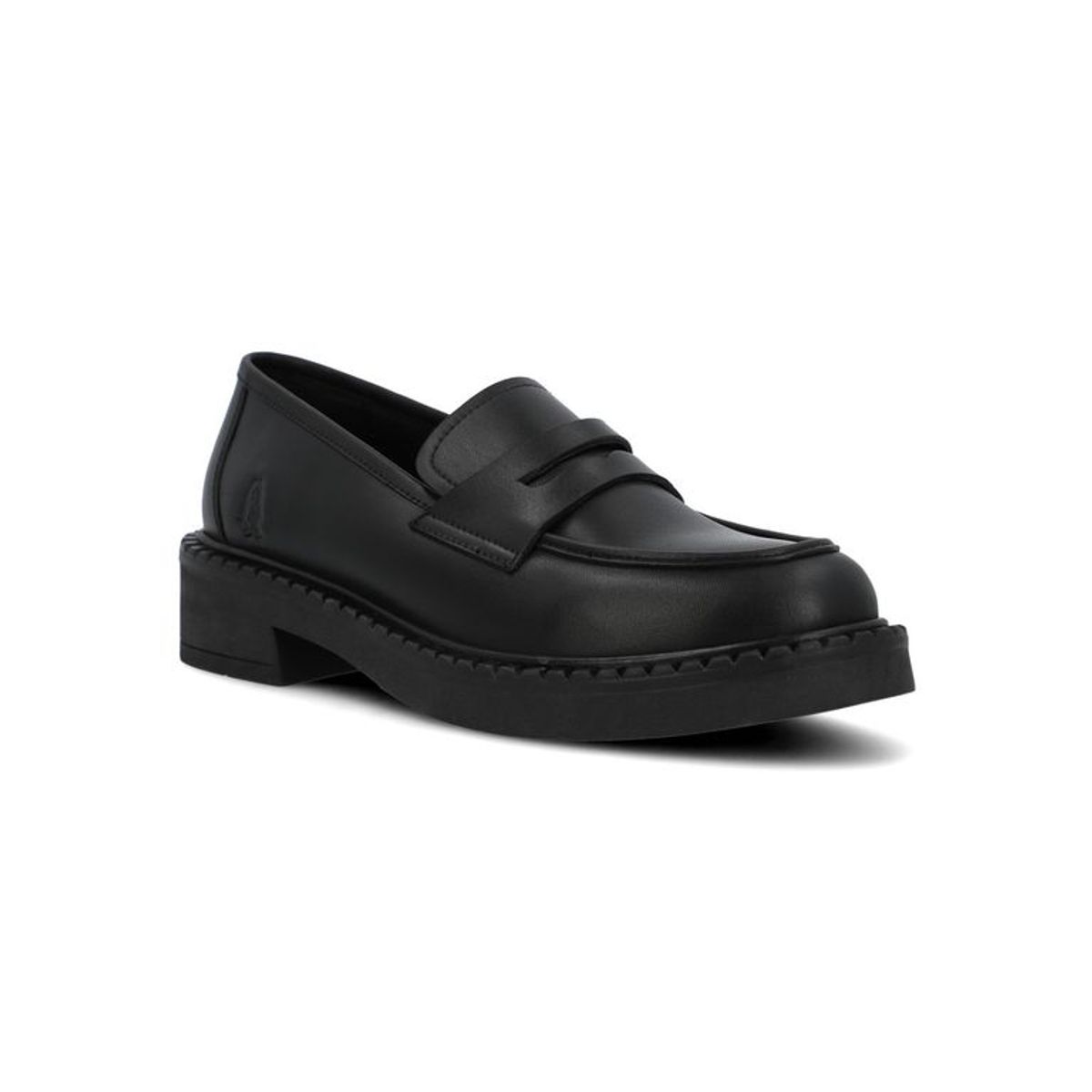 HUSH PUPPIES - Mocasin Escolar Cuero Niña Mandy Negro HUSH PUPPIES