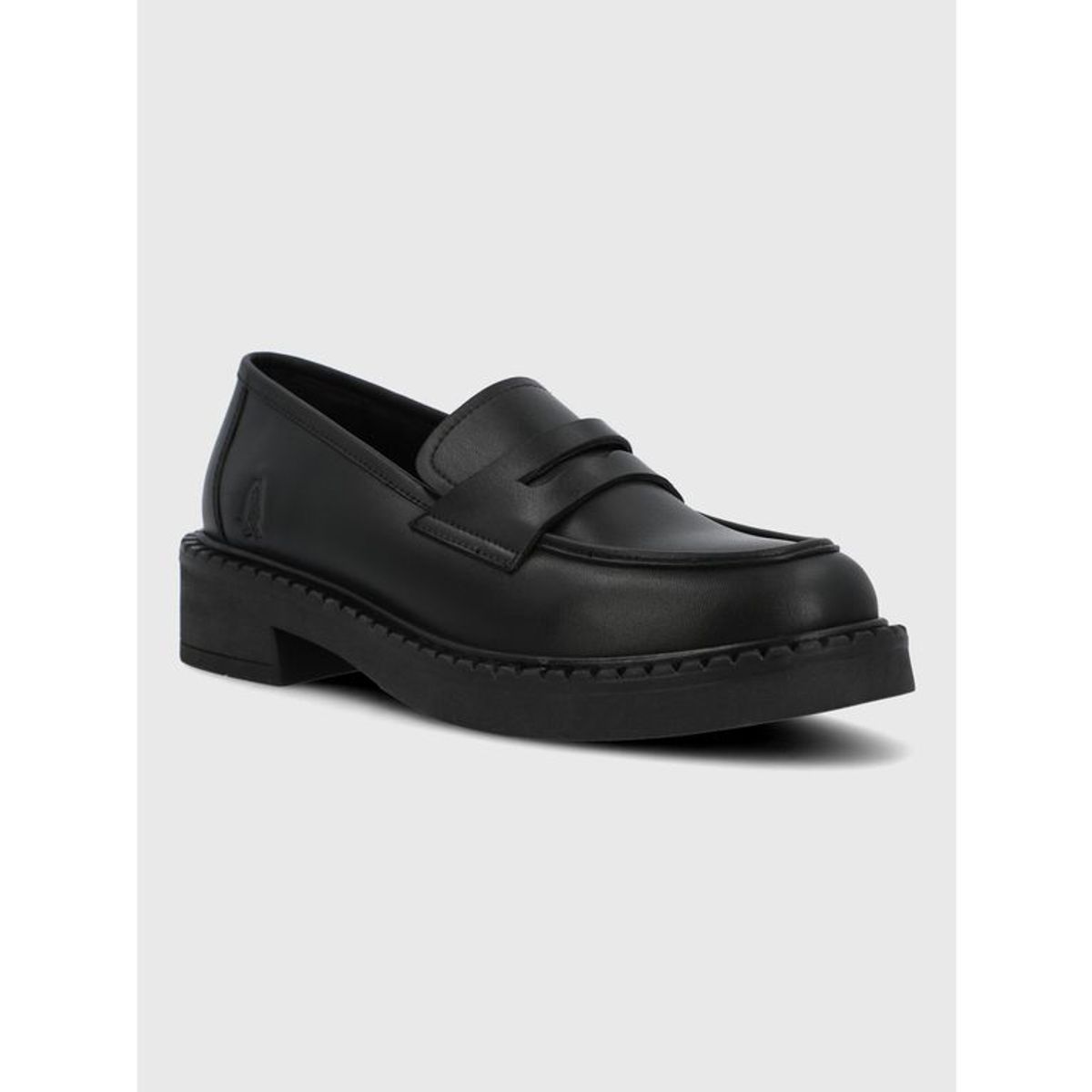HUSH PUPPIES - Mocasin Escolar Cuero Niña Mandy Negro HUSH PUPPIES