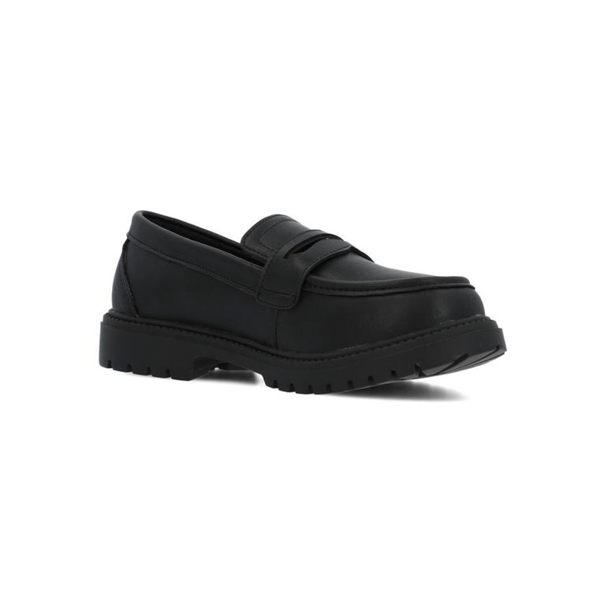 HUSH PUPPIES - Mocasin Escolar Cuero Niña Riss Negro HUSH PUPPIES