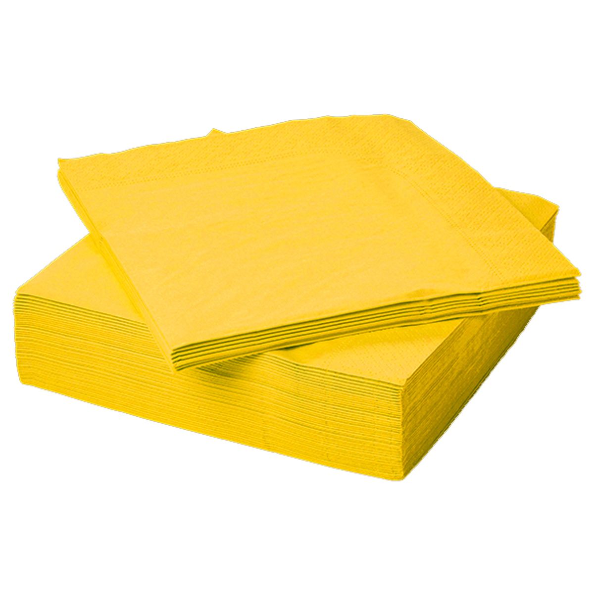 GENERICO - SERVILLETAS AMARILLO 33X33 X20 UNI