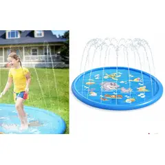 GENERICO - Alfombra rociador de agua 143cm