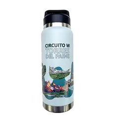LENGA - Botella Acero Inox Aislamiento De Doble Pared 750ml - Circuito W Torres Paine Celeste