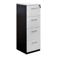 MSA MUEBLES SANTA ANA - Kardex 4 Cajones Maple Con Gris
