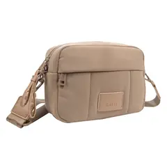 CALU - Cartera Bandolera Josephine Compacta Taupe