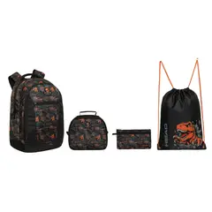 HEAD - Pack Top Escolar Hombre (x4) Dino Naranjo