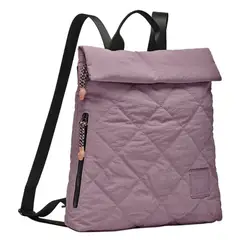 CALU - Mochila Slim Billie con Tapeta Malva