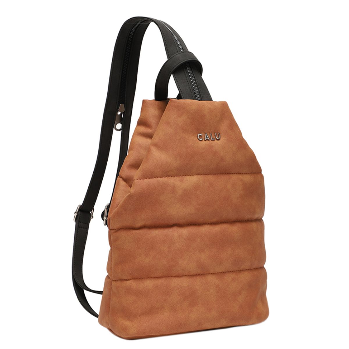CALU - Mochila y Crossbody Amelie PU Camel Calu