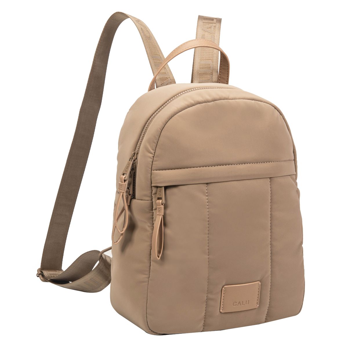 CALU - Mochila Clementine Look Clásico Taupe Calu