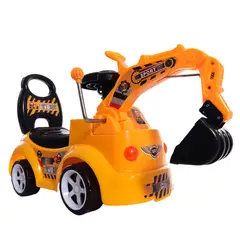 MON PETIT - Correpasillo Andador Excavadora Infantil Luces LED y Sonido