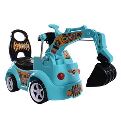 MON PETIT - Correpasillo Andador Excavadora Infantil Luces LED y Sonido
