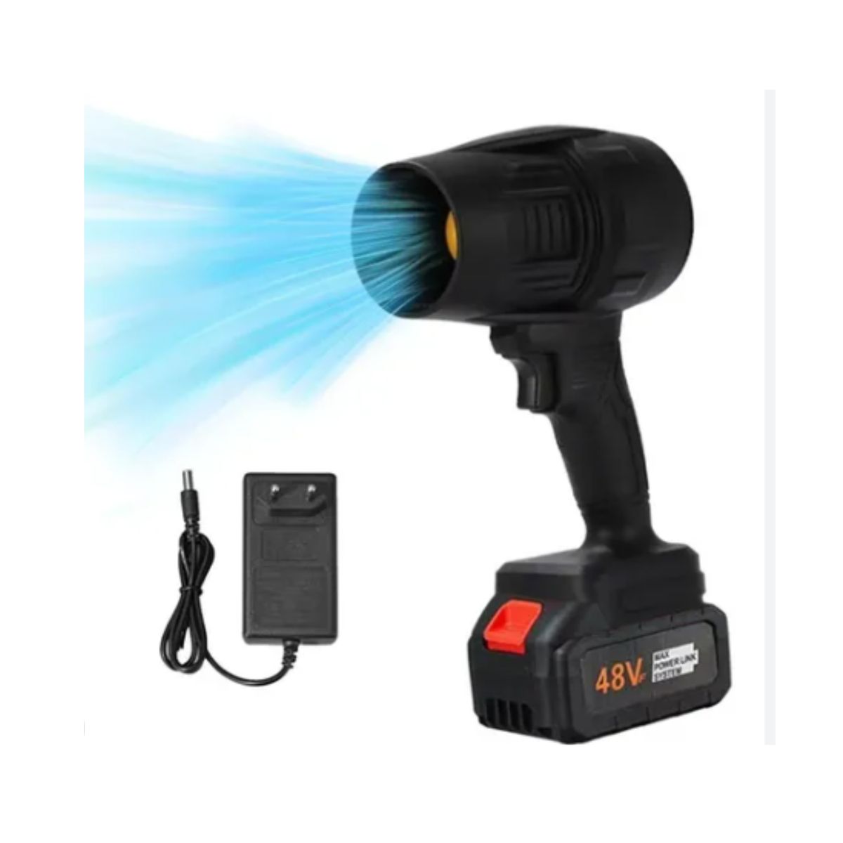 GENERICO - Soplador Inalámbrico 48v: 2 Baterías Para Mayor Autonomía