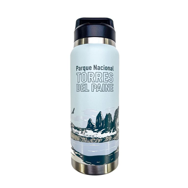 Botella Acero Inox Aislamiento De Doble Pared 750ml Mirador Base Las Torres