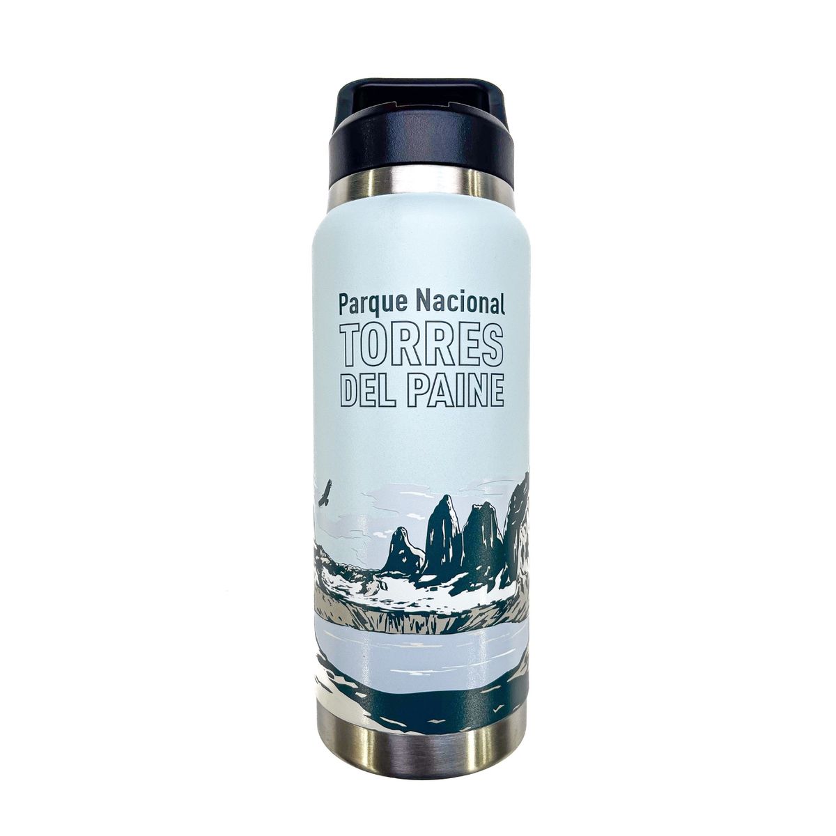 LENGA - Botella Acero Inox Aislamiento De Doble Pared 750ml Mirador Base Las Torres