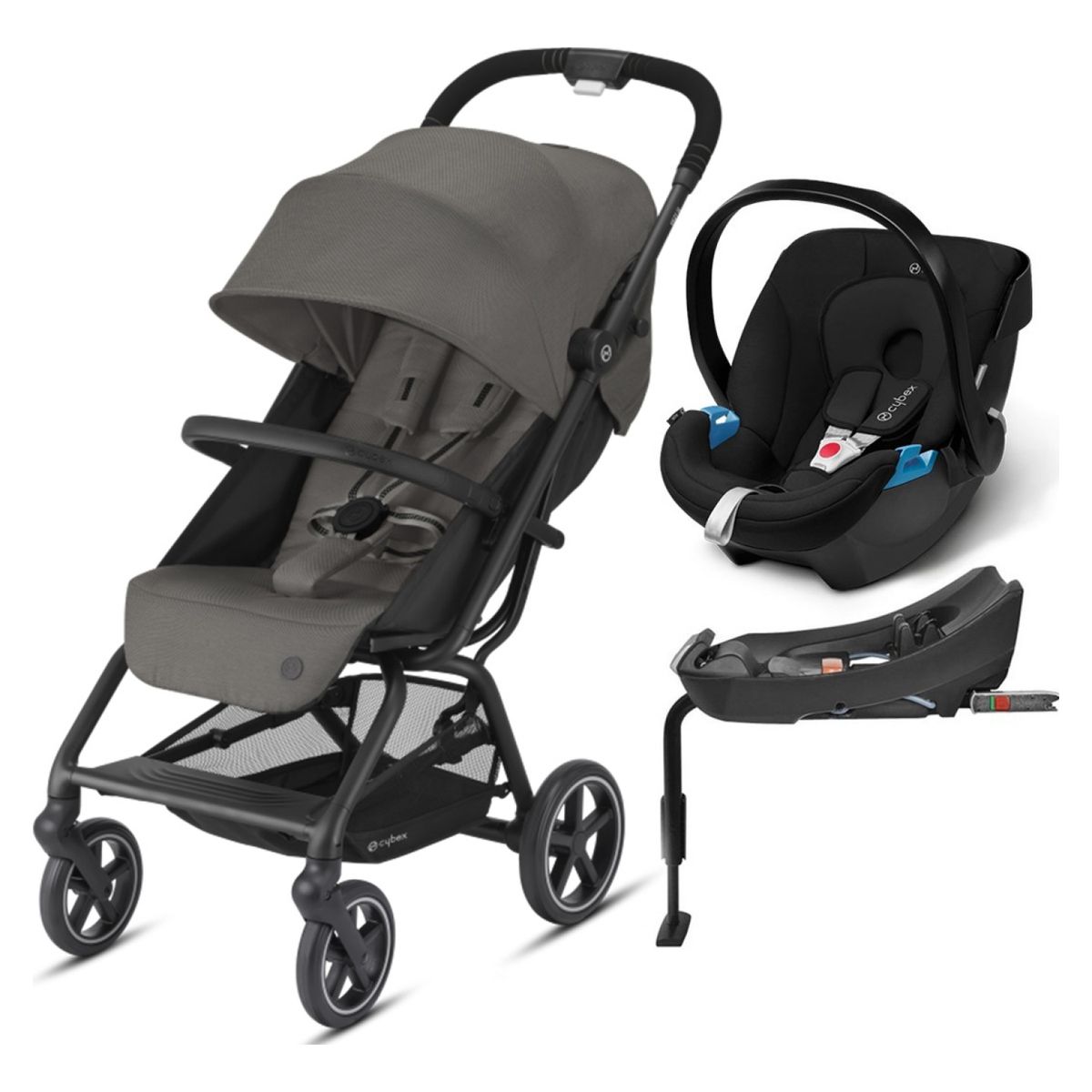 CYBEX - Cybex Coche Travel System Eazy S Plus V2 Sg + Aton + Base