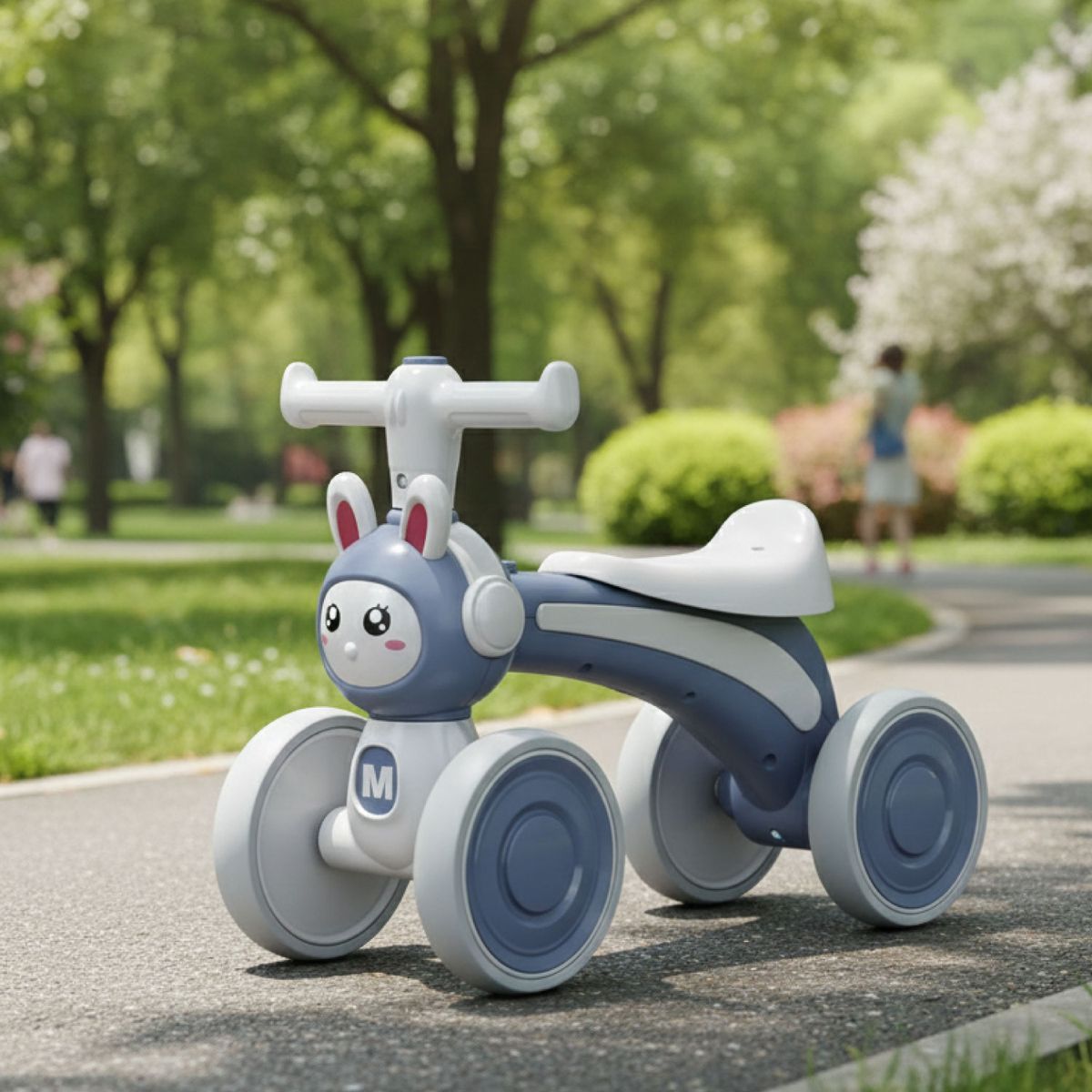 MON PETIT - Correpasillo Bebé Bicicleta Equilibrio y Sonido Conejito
