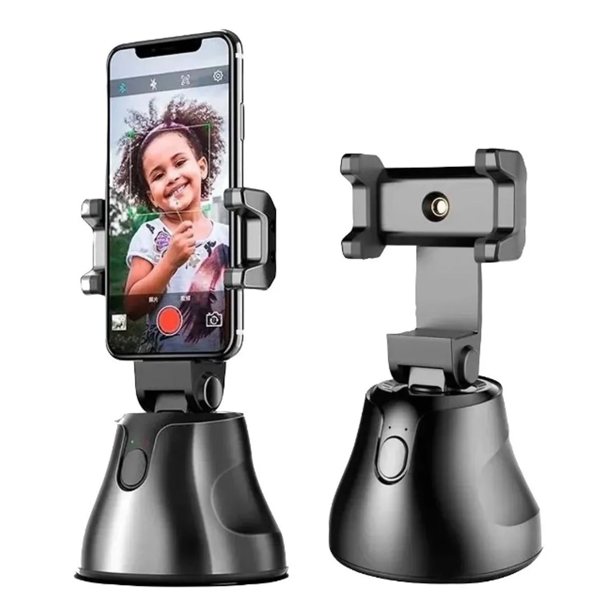 GENERICO - Soporte Celular Selfie Robot Automatico 360°