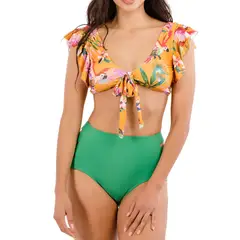 HIPSY SWIMWEAR - Bikini tiro alto mujer Rio Cut Out