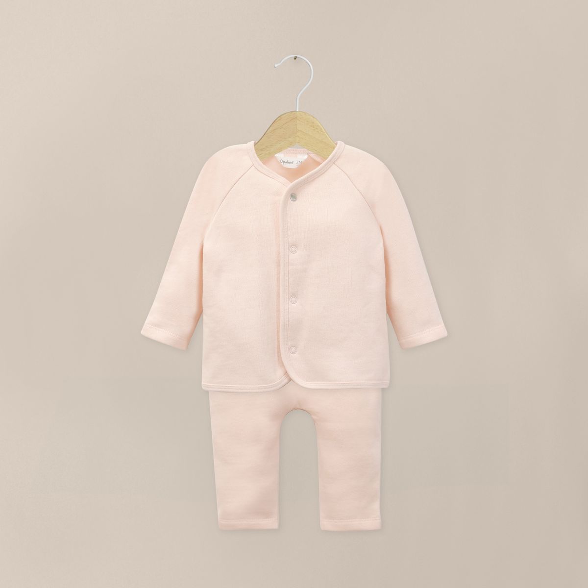 OPALINE - Conjunto Bebe Niña Rosado