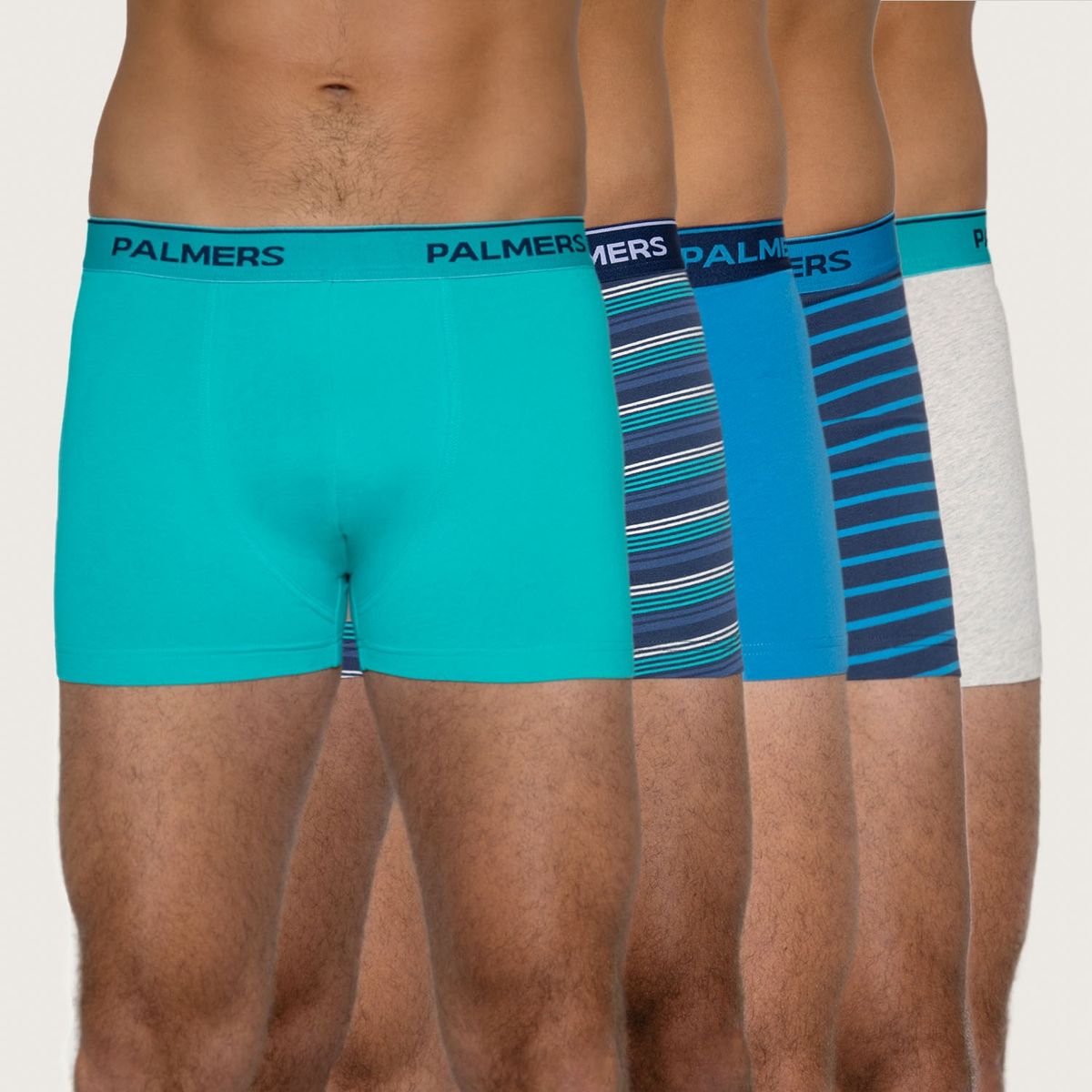PALMERS - Pk 5 Boxer Medio Algodón