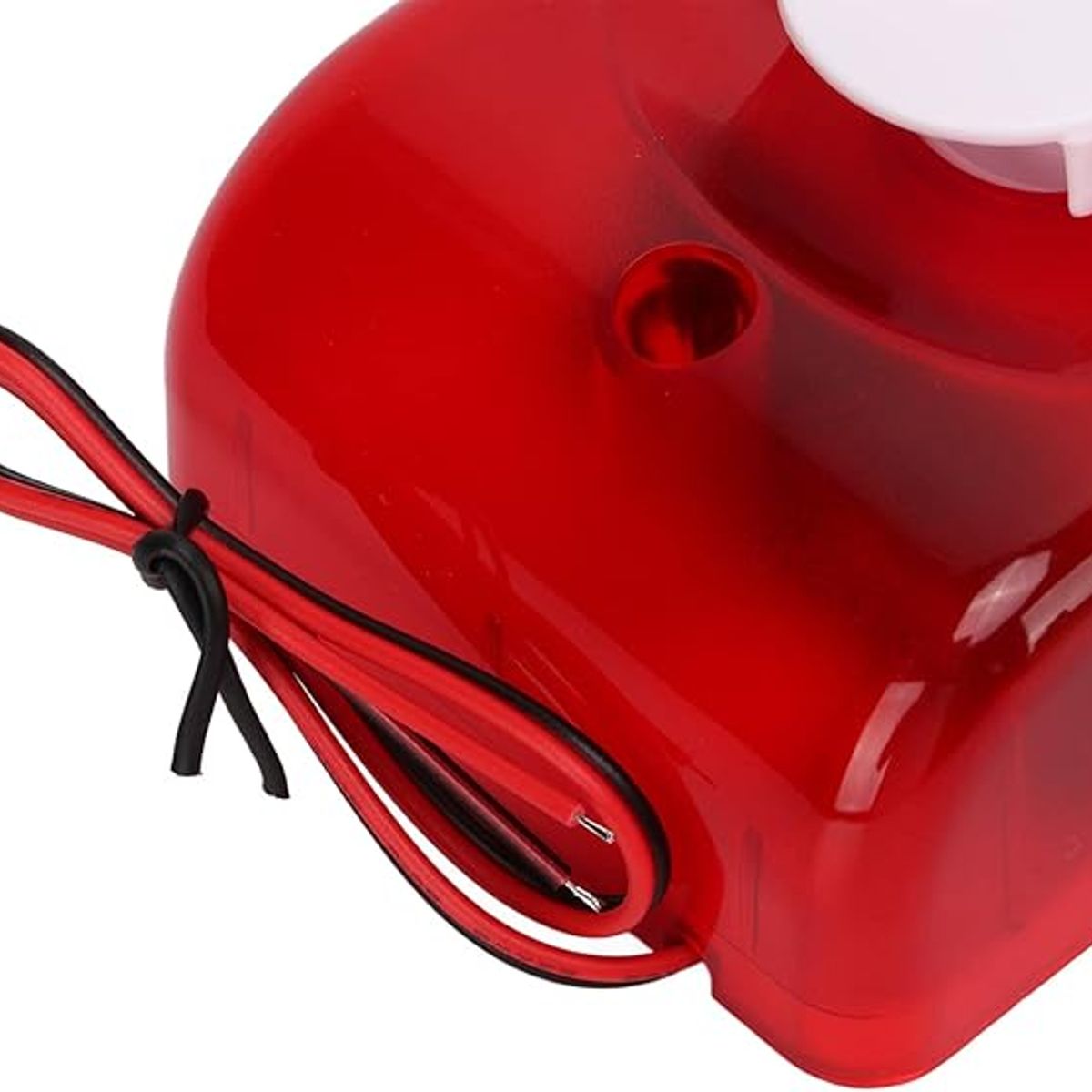 GENERICO - Sirena Estroboscópica Alámbrica 110 dB para Alarmas - Alta Potencia y Luz Intermitente