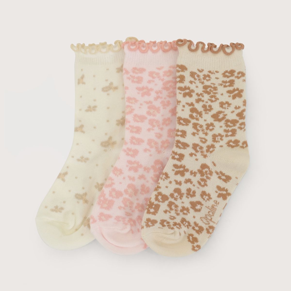 OPALINE - Pack De 3 Calcetines Rule De Niña