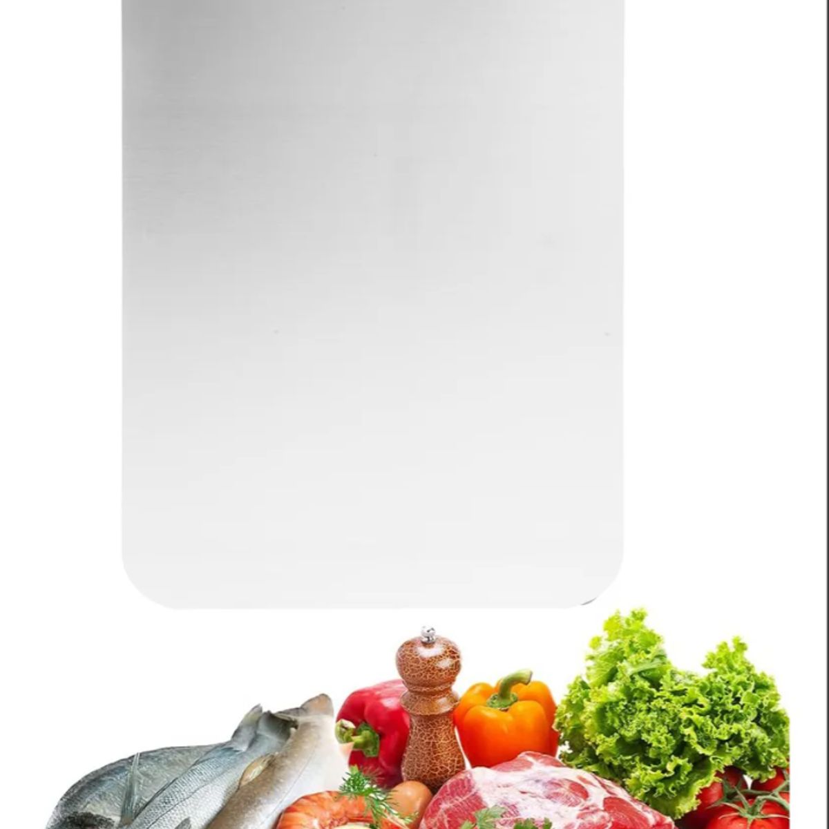 OKAY - Tabla Para Cortar De Metal Tabla Acero Inoxidable Cocina