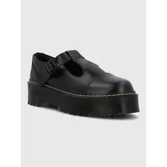HUSH PUPPIES - Guillermina Escolar Cuero Niña Ritta Negro