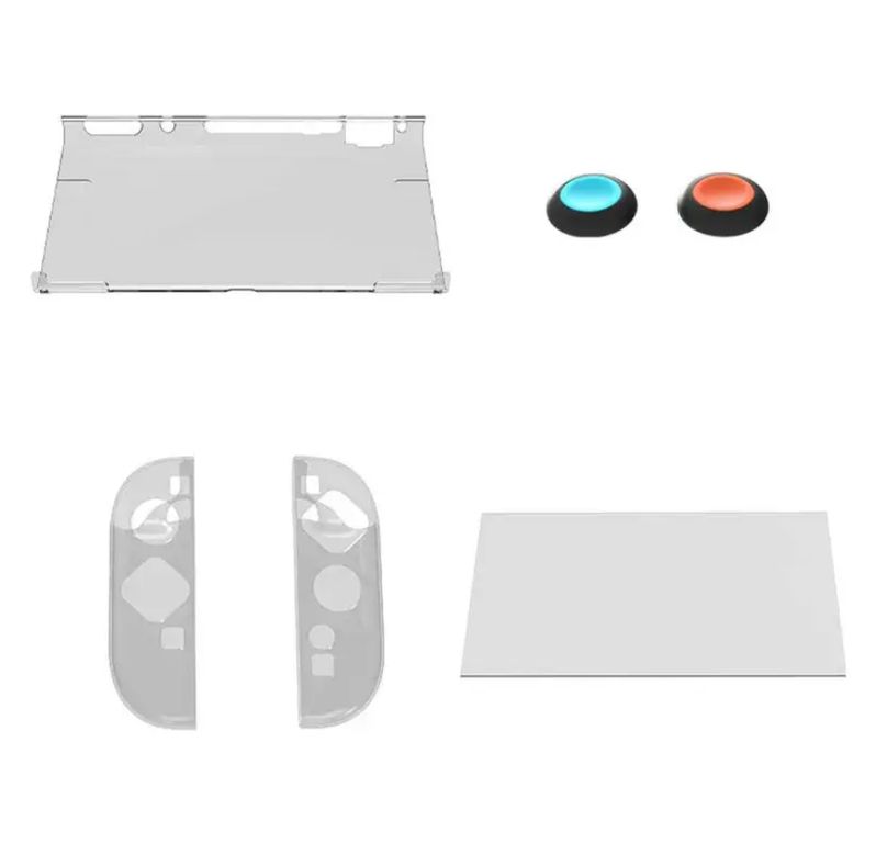 IPLAY Set 6 en 1 Carcasa + Lamina + Grip para Nintendo Switch 2