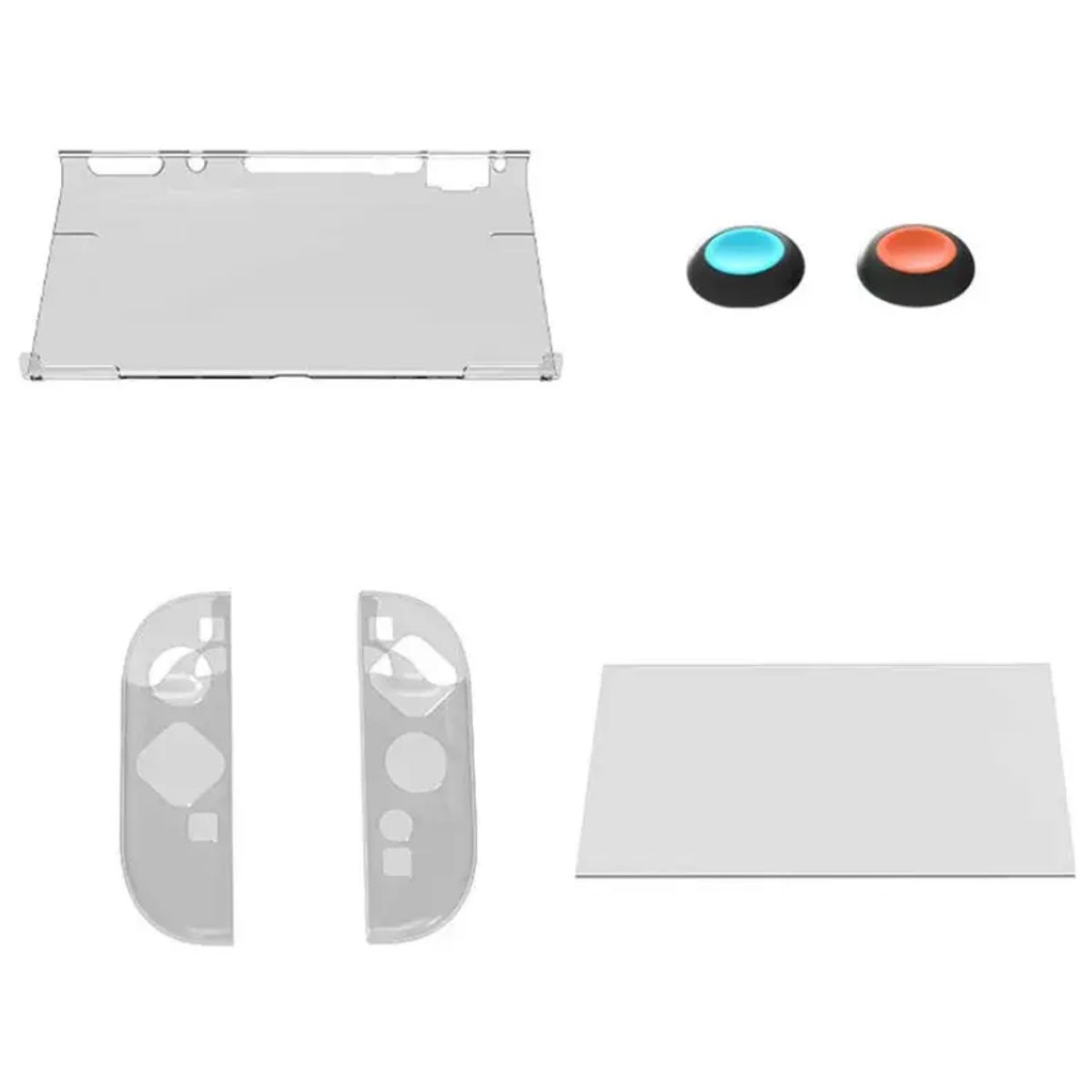 IPLAY - Set 6 en 1 Carcasa + Lamina + Grip para Nintendo Switch 2