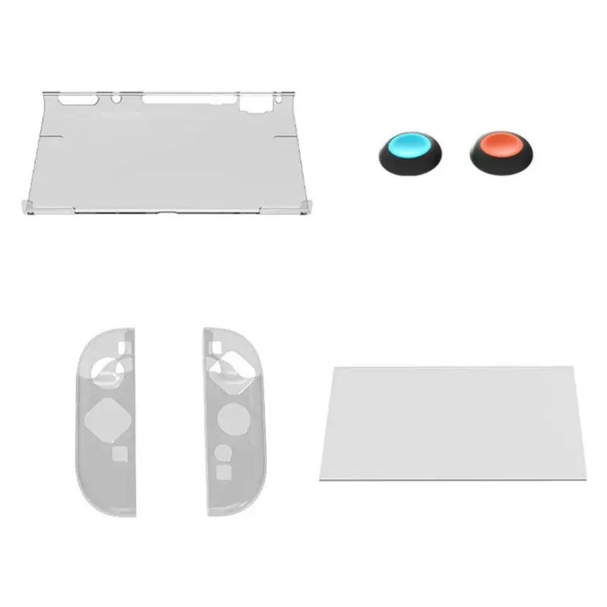 IPLAY - Set 6 en 1 Carcasa + Lamina + Grip para Nintendo Switch 2