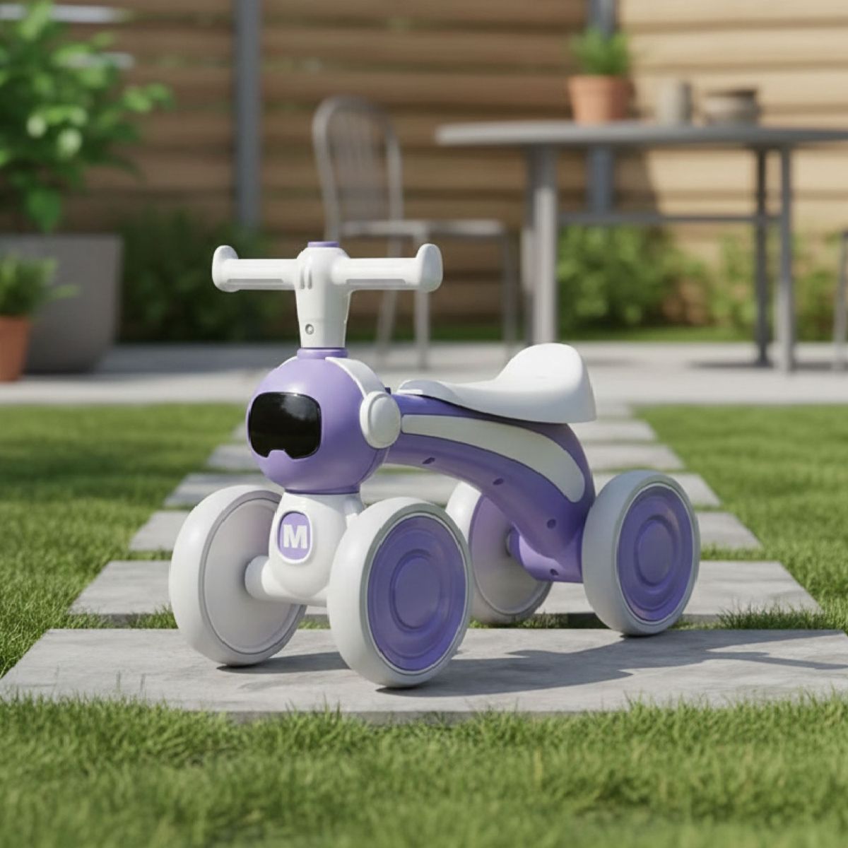 MON PETIT - Correpasillo Bebé Bicicleta Equilibrio y Sonido Astronauta