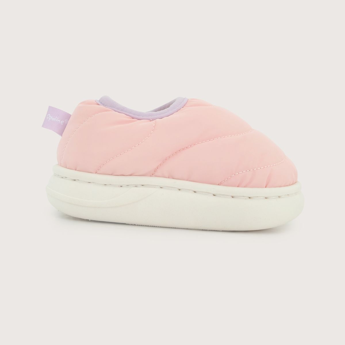 OPALINE - Pantufla Puffer Rosada Niña