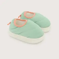 OPALINE - Pantufla Puffer Verde Niño