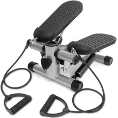 GENERICO - Maquina Mini Stepper Fitness Banda Resistencias