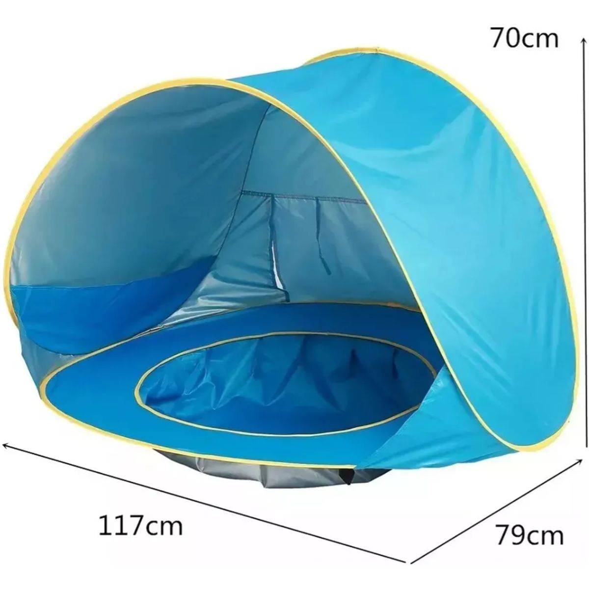 OKAY - Carpa Playa Bebé Piscina 2 En 1 Protección Solar Uv Colores