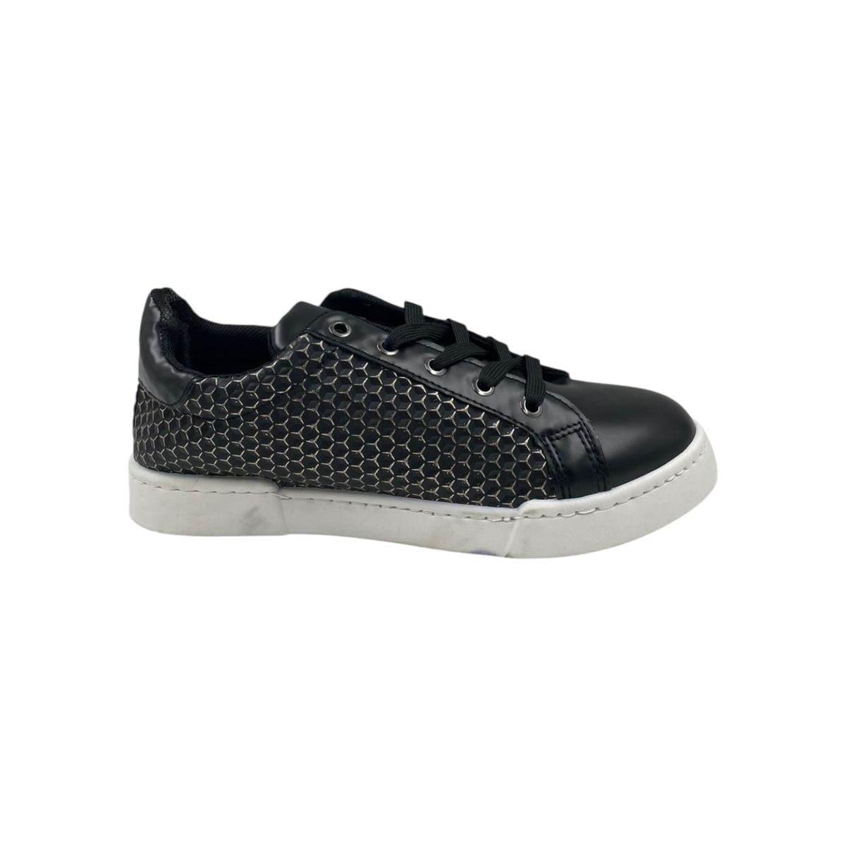 HERIEL - Zapatilla Negra Baja Mujer