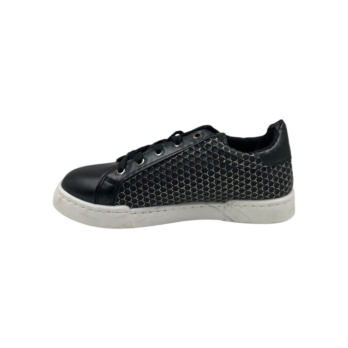 HERIEL - Zapatilla Negra Baja Mujer