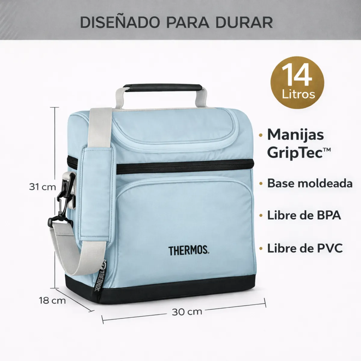 THERMOS - BOLSO LONCHERA TERMICA ICON GLACIER 14LT