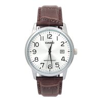 Reloj caballero MTP-V002L-7B2 cuero marron fondo blanco