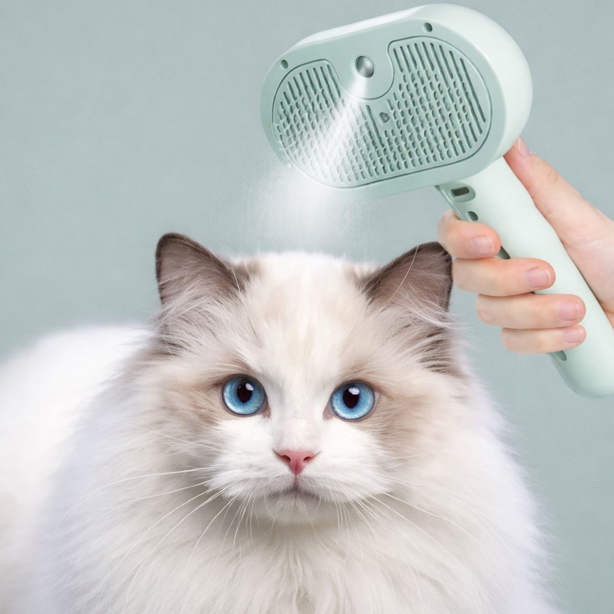 GENERICO - Cepillo  Quitapelos para Mascotas con Vapor