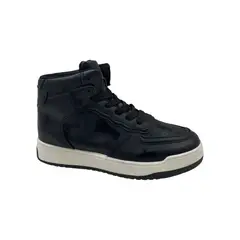 HERIEL - Zapatilla Negra Caña Mujer