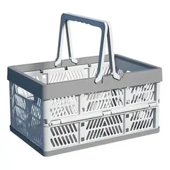 OKAY - Cestas Plegable Xl Canasto Camping Almacenamiento Gris